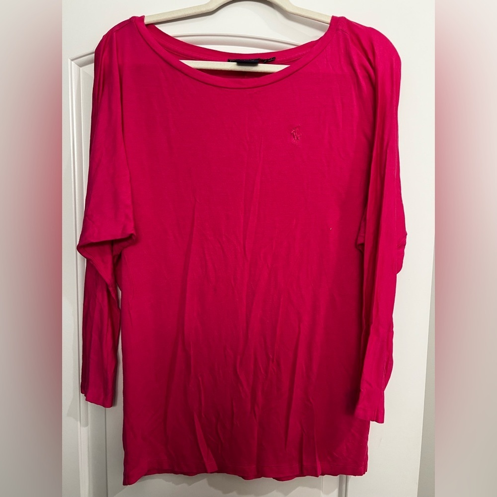 Ralph Lauren Sport Large Pink Top